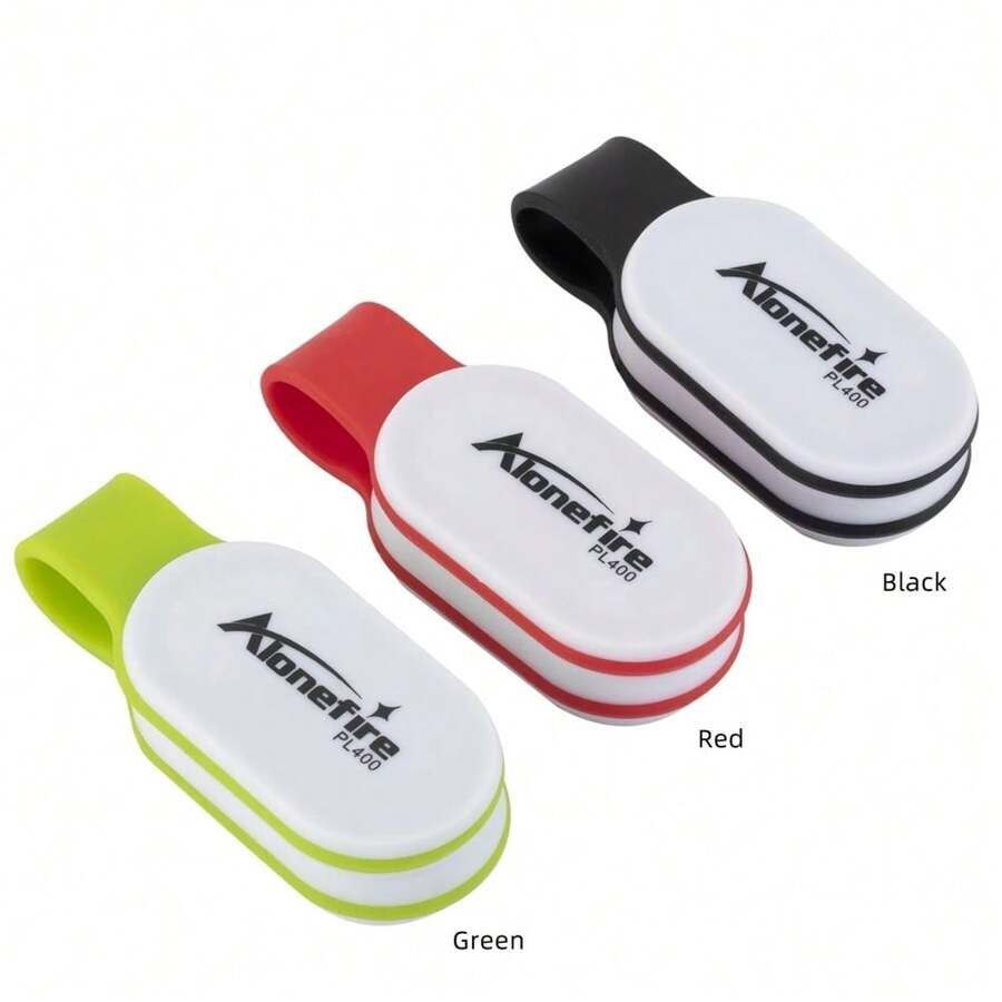 Alonefire Magnetic Clip Night Running Emergency Light Safety Sports Hike Backpack Walking Camping Nurse Work Red Flash Warning Lamp