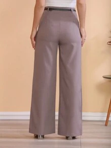 Women Pants - 碎石色 - 查看 3