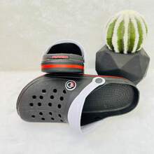 Slippers Sandal Babuche Spato For Nursing Cook Plastic Papete Original Ruven Male And Female Promotion Cloud Style - màu đen - Xem 4