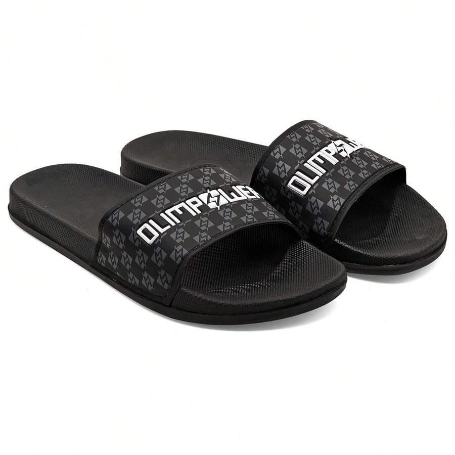 Chinelo Slide Masculino Calce Fácil Olimpower - Branco - Visão 1