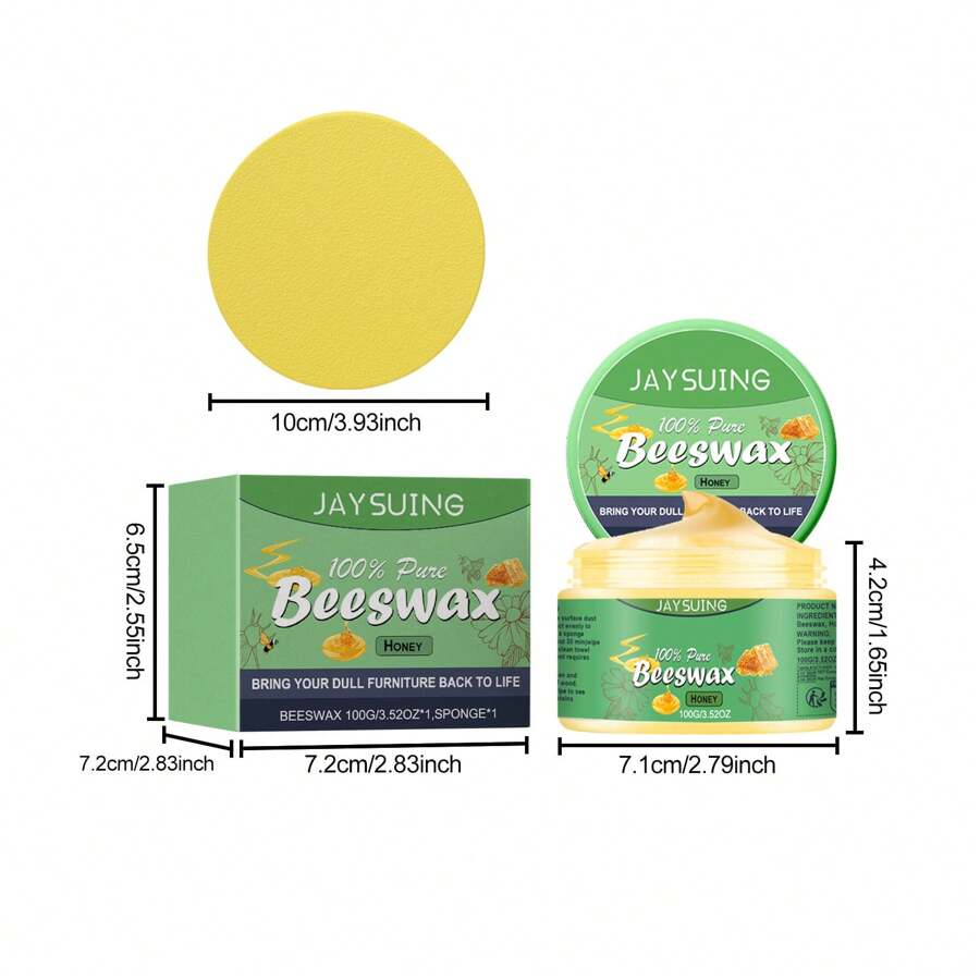 100g Jar Wooden Scratch Repair Beeswax Wood Furniture/Floor Scratch