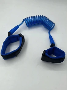 1pc Kids Anti-Lost Wrist Link Leash Traction Rope, Blue, Baby Travel Anti-Lost Chain - Blue - View 6
