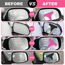 1pc Rearview Mirror Wiper Stainless Steel Retractable Wiper Window Glass Fog Removal Wiper Clean The Car Wiper Board - Multicolor - View 8