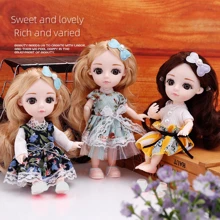 6" Mini muñeca bebé realista, nueva muñeca articulada realista, gran regalo para niños