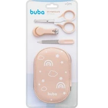Manicure Kit With Buba Case, Scissors, Nail Clippers And File - Rosa Pálido - Ver 1
