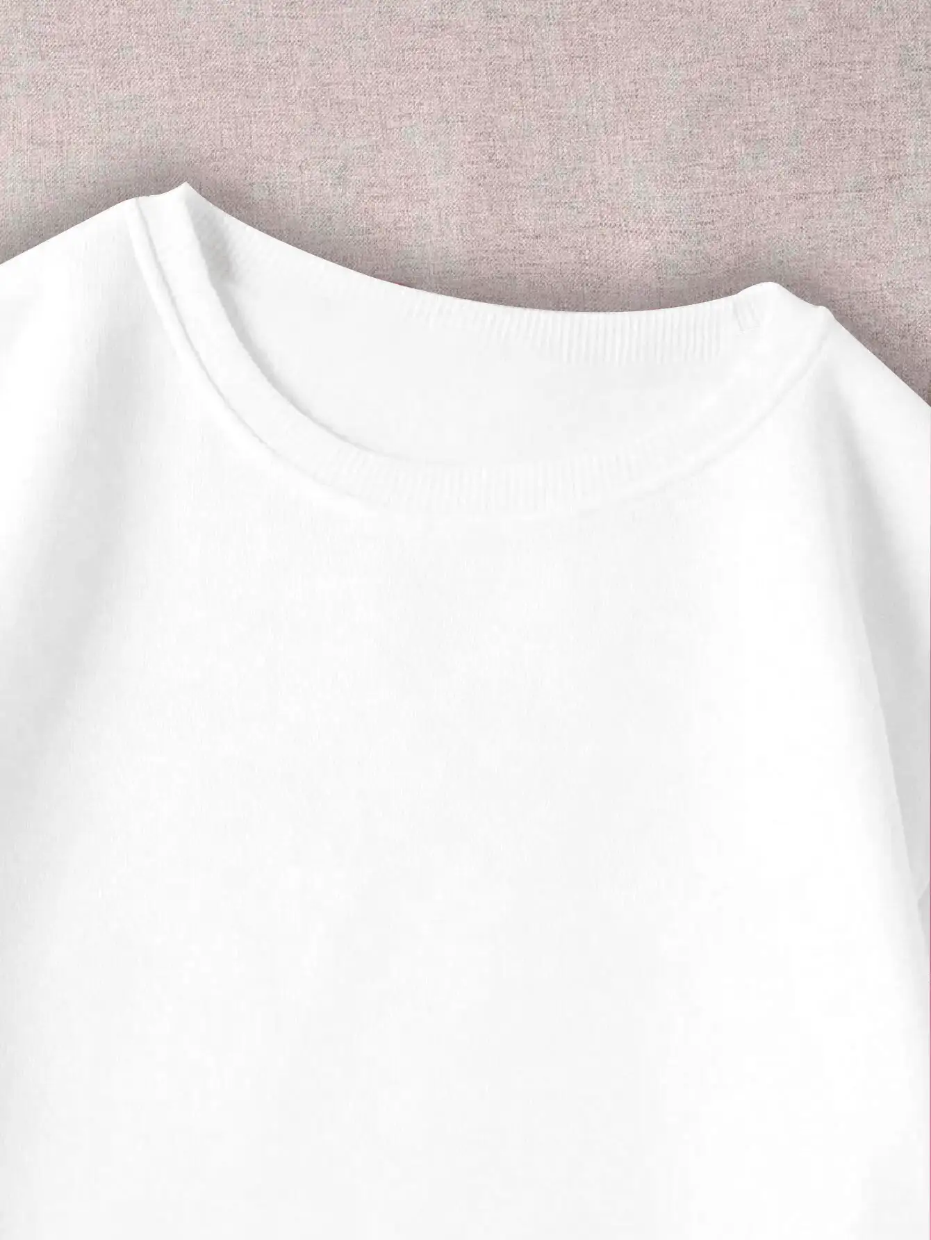 Sweatshirt Round Neck Casual Cotton Printed Intense Feelings Various Colors - trắng - Xem 2