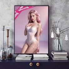 1 幅性感美学海报男士卧室游戏室浴室装饰墙艺术画帆布墙饰家居装饰客厅装饰美学印刷品 - 彩色 - 查看 20