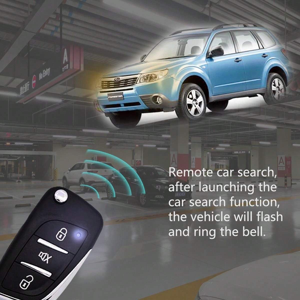 Car AntiTheft Device Remote Control Central Locking Switch Vibration