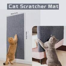 1 buc. Protector de mobilier pentru animale de companie, rezistent la zgârieturi, de culoare solidă, cu suport adeziv, protecție multifuncțională împotriva zgârieturilor pentru pisici protejează canapeaua, pereții, mobila și stâlpii de zgârieturi; Excelent pentru ca pisicile să se joace și să ascuți unghiile - Multicolor - Vizualizare 5