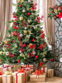 10/20 件圣诞闪光卷曲树枝喷雾树枝人造茎饰，灵活的糖果形棒，适用于婚礼花环、花瓶填充物、节日装饰、圣诞节 - 彩色 - 查看 8