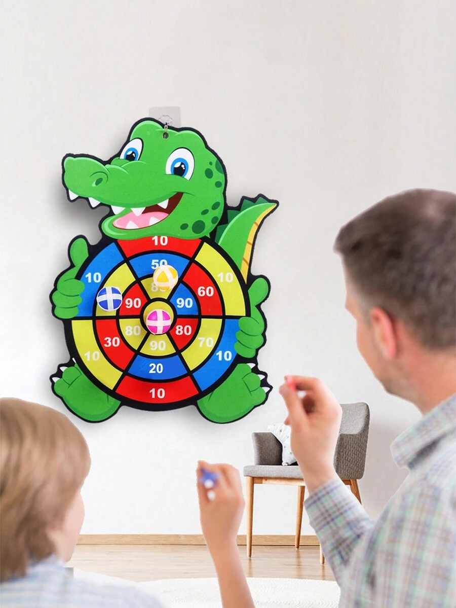 1 件兒童黏球飛鏢目標板,創意黏性投擲球目標,戶外運動室內布玩具,教育棋盤遊戲 - 完美的聖誕節、萬聖節、感恩節禮物