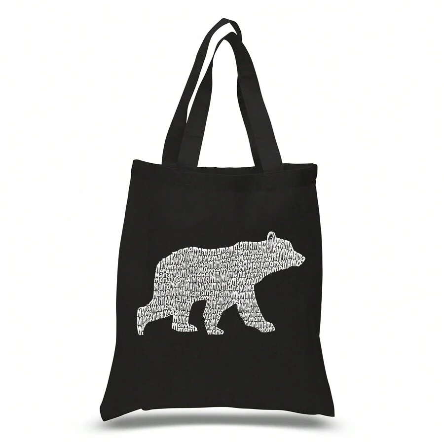 Small Word Art Tote Bag Mama Bear SHEIN UK