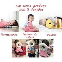 Mochila travesseiro Protetor de cabeça para bebê-Abelha