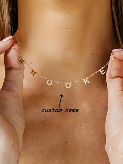 Collier avec initiale, collier avec initiale, collier avec lettre, bijoux avec initiale 1-2-3, collier personnalisé, cadeau de Noël