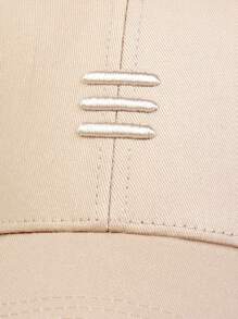 1pc boné de beisebol masculino triplo bordado, chapéu casual ajustável com proteção UV para atividades ao ar livre, viagens de primavera/verão, festa na praia