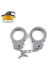 1 套假塑料警棍、手铐和对讲机、角色扮演道具套装。（注意：实际产品可能存在轻微颜色差异） - 彩色 - 查看 3