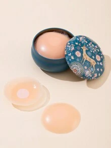 10 件装防水乳贴，隐形乳贴，薄且可重复使用，提升和增强小胸部，适合婚纱 - 杏色 - 查看 3