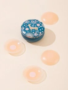 10 件装防水乳贴，隐形乳贴，薄且可重复使用，提升和增强小胸部，适合婚纱 - 杏色 - 查看 7