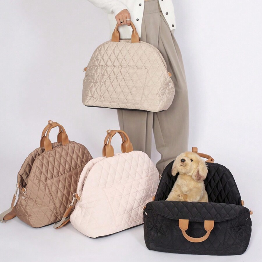 Portable Pet Carrier Bag And Dog Car Seat Dual Function HandCarry