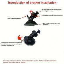 Nuokaiqi Grabadora DVR de coche Nuokaiqi, cámara de salpicadero Full HD, visión nocturna, cámara de salpicadero de ángulo amplio con tarjeta de 64GB