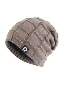 1顶男童加厚柔软弹力针织帽，儿童保暖冬帽，适合女孩冬季节日礼物 - 1PC - 查看 12