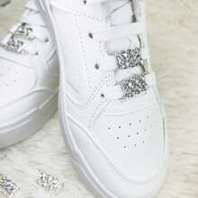 2 Peças Elegante Decoração de Sapato em Liga Oca com Brilhantes Rhinestones e Pérolas Falsas, Adequado para Botas e Tênis, Acessórios de Sapatos Fofos para a Primavera e Verão
