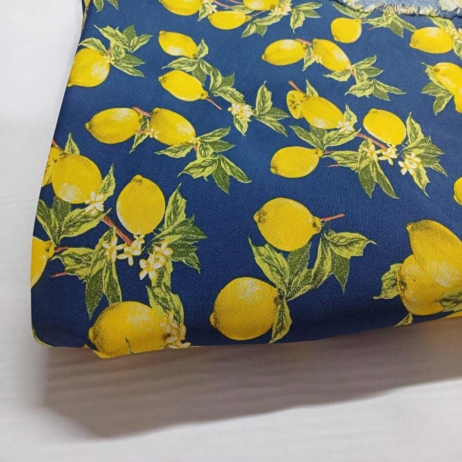 Tricoline Fabric 1.00 X 1.50 Width - Navy Blue - View 1