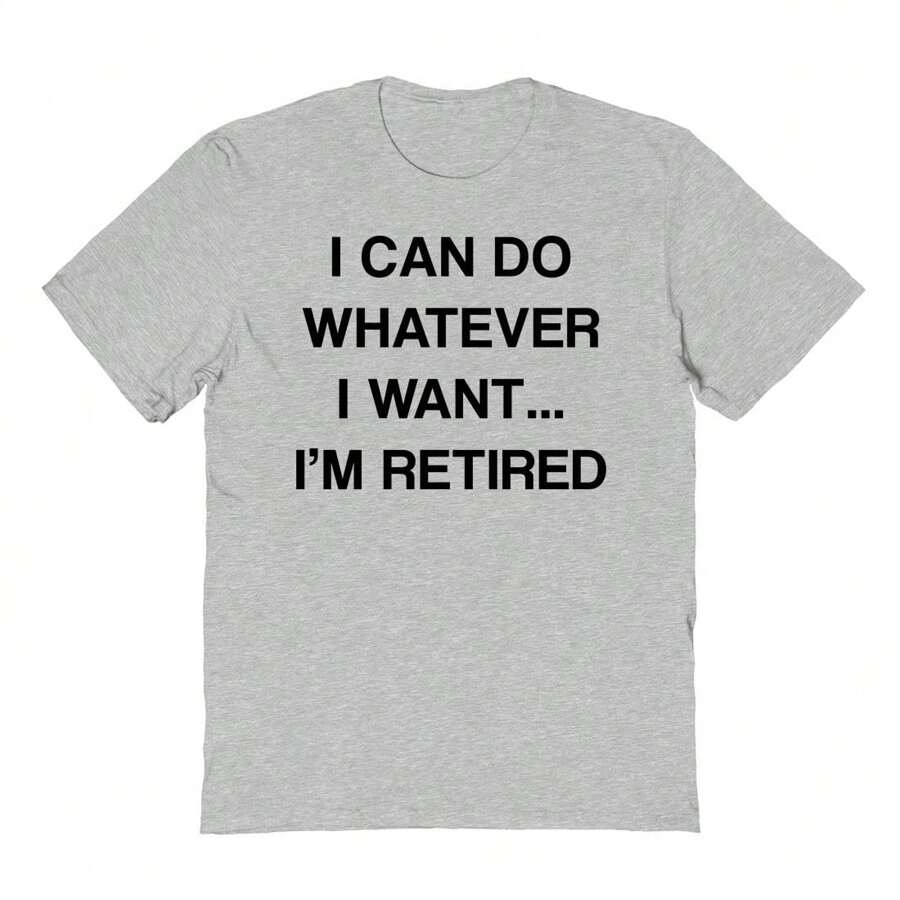 Nearly There I Can Do Whatever Unisex Graphic Cotton Short-Sleeve T-Shirt - 淺灰色 - 查看 1
