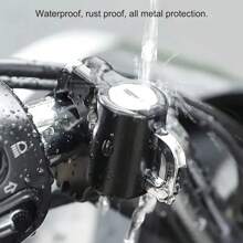 1pc Metal Motorcycle Helmet Lock, Universal Anti-Theft Fixed Lock Multi-Functional Electric Motorcycle Accessories, Motorcycle Bike Scooter Helmet Lock, Lightweight Helmet Hook, Riding Accessories, Lightweight Aluminum Alloy Motorcycle Helmet Lock - For Bicycles And Scooters, Helmet Holder Accessories
