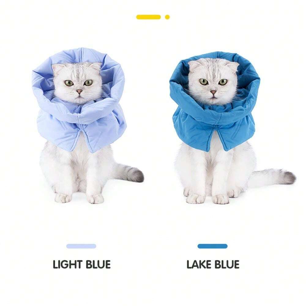 Cat Recovery Collar, Soft Adjustable Cat Cone Alternative, Lightweight