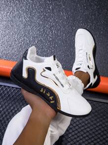 Men's Leather Water Resistant Non-Slip High-End Travel Shoes, Versatile Sports Casual Sneakers For Spring/Autumn