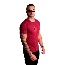Men's T-Shirt Premium 100% Cotton Roses - Màu Tím - Xem 2