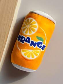 1 juguete de peluche con forma de botella de bebida de material de poliéster, juguete para perro, juguete interactivo para morder, juguete para lanzar para perro, juguete para morder audible para perro