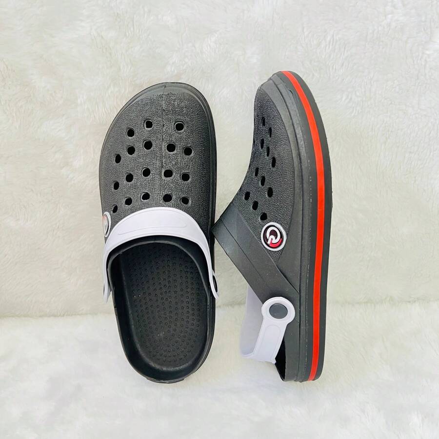 Slippers Sandal Babuche Spato For Nursing Cook Plastic Papete Original Ruven Male And Female Promotion Cloud Style - màu đen - Xem 1