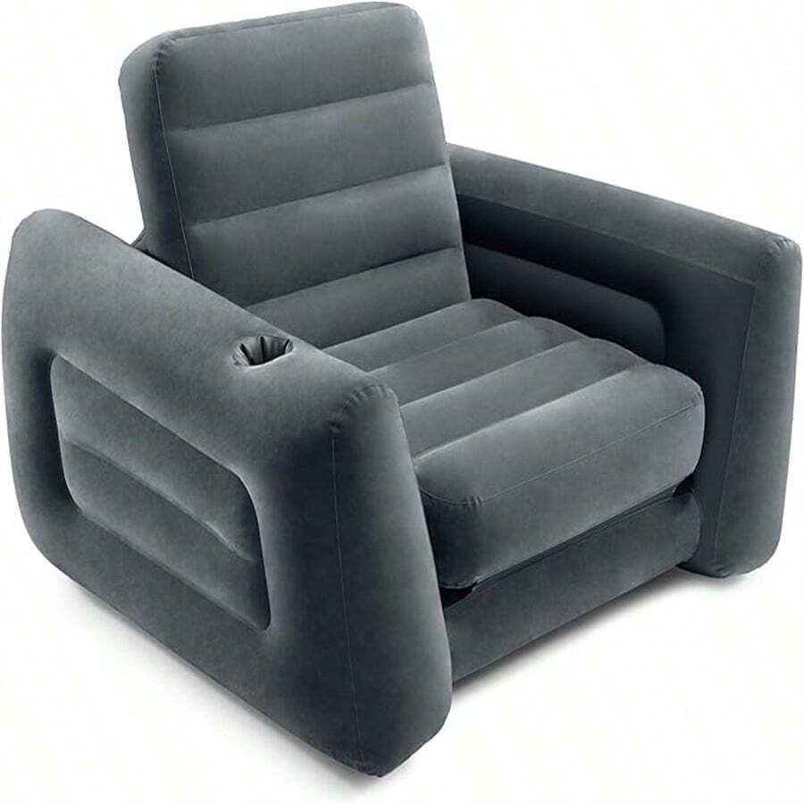 Inflatable PullOut Sofa Chair Sleeper That Works As An Air Bed