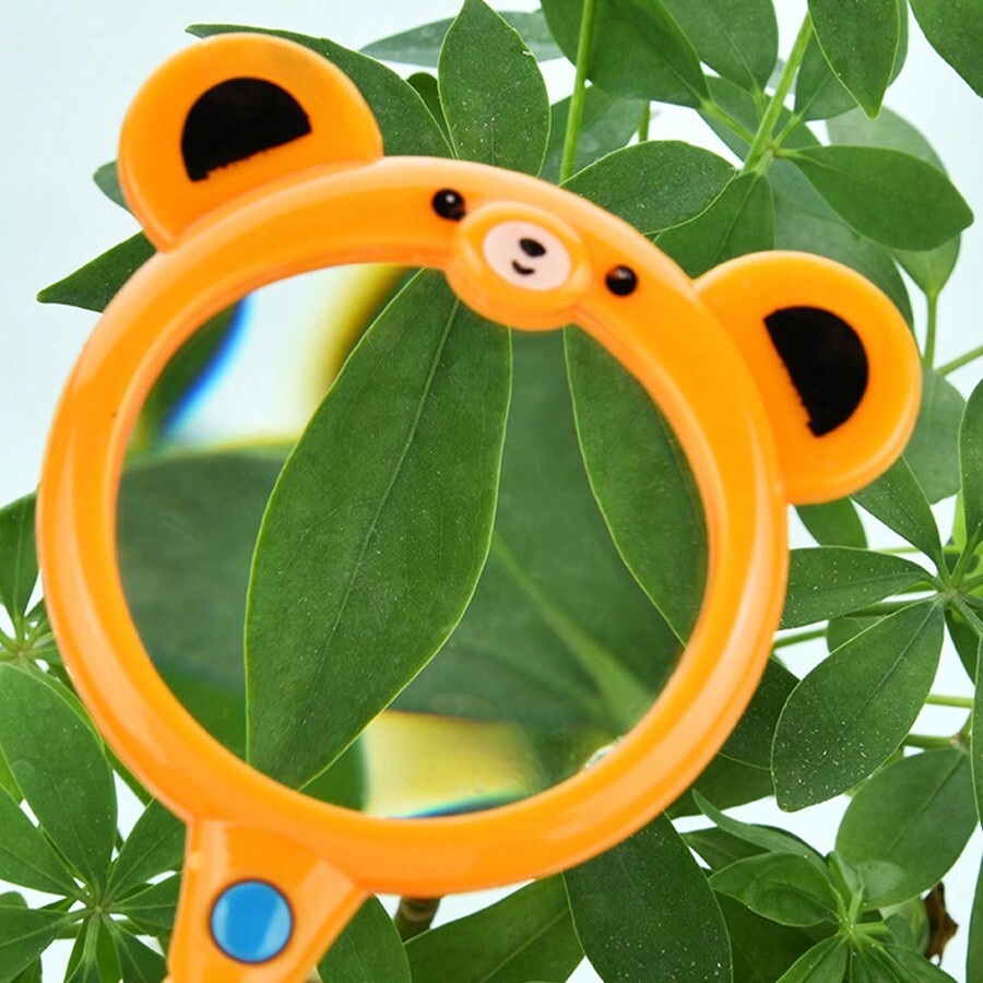 6pcs Portable Magnifying Glass, School Science Experiment Tool For