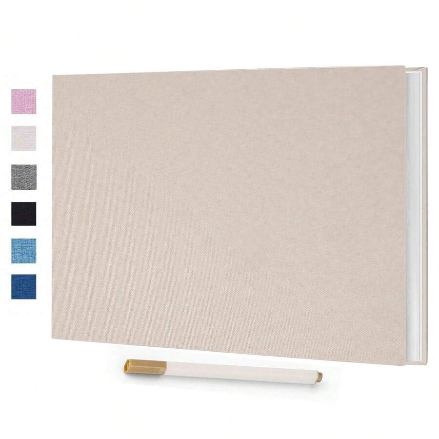 DIY 40Page Photo Album With Linen Cover, Pages Fit 3x5, 4x6