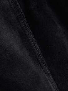 Set da abbigliamento sportivo termico per uomo, 2 pezzi composti da felpa con cappuccio e chiusura lampo e pantaloni della tuta casual da esterno per l'inverno