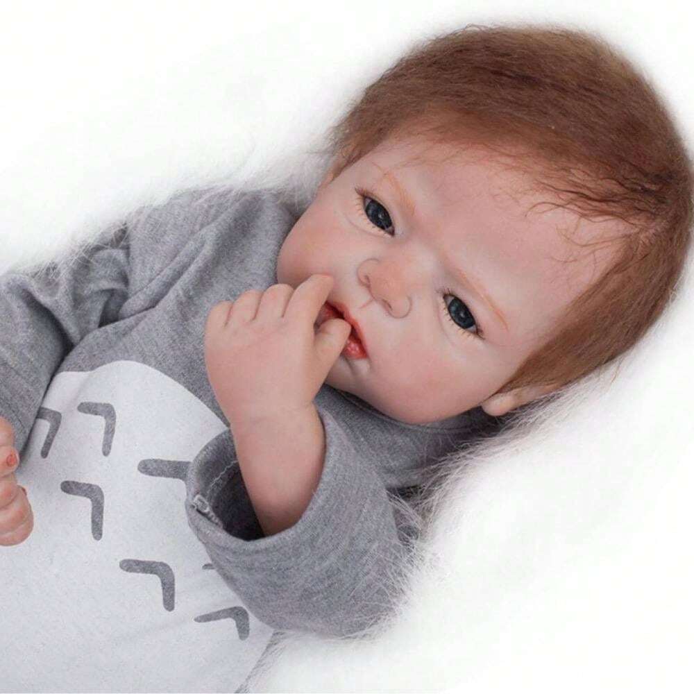 AIBAOLIAN Muñeca Reborn 22 Pulgadas 55 cm Hecho a Mano Realista Bebe Reborn Silicona Suave Vinilo Juguetes para Bebes Recien Nacidos Muñecas Reborn AIBAOLIAN Muñeca Reborn 22 Pulgadas 55 cm Hecho a Mano Realista Bebe Reborn Silicona Suave Vinilo Juguetes para Bebes Recien Nacidos Muñecas Reborn
