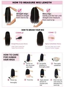 Tóc giả ren Body Wave phía trước bằng tóc thật 13x4 Tóc giả ren phía trước với tóc trẻ em Tóc giả Body Wave mật độ 150% dành cho phụ nữ đã nhổ sẵn Màu đen tự nhiên - SNatural - Xem 8