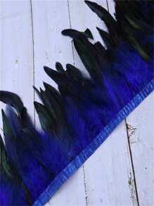 公鸡羽毛带子流苏穗饰边野鸡羽毛丝带缝纫装饰衣服婚纱针线装饰