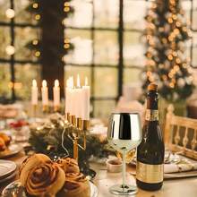 2 件/1 套，18 盎司/500 毫升，304 不锈钢高脚红酒杯，金色、黑色、玫瑰金色，适用于葡萄酒、香槟、威士忌、鸡尾酒、果汁饮料、户外野餐，适用于酒吧、KTV、餐厅、酒店俱乐部、派对、家庭厨房、可用洗碗机清洗、葡萄酒储存容器、房间装饰，可用于饮用水、咖啡等，适用于厨房、餐厅、酒吧、派对、聚会、男友礼物、父亲礼物、圣诞派对、圣诞装饰礼物、情人节礼物、派对、生日装饰