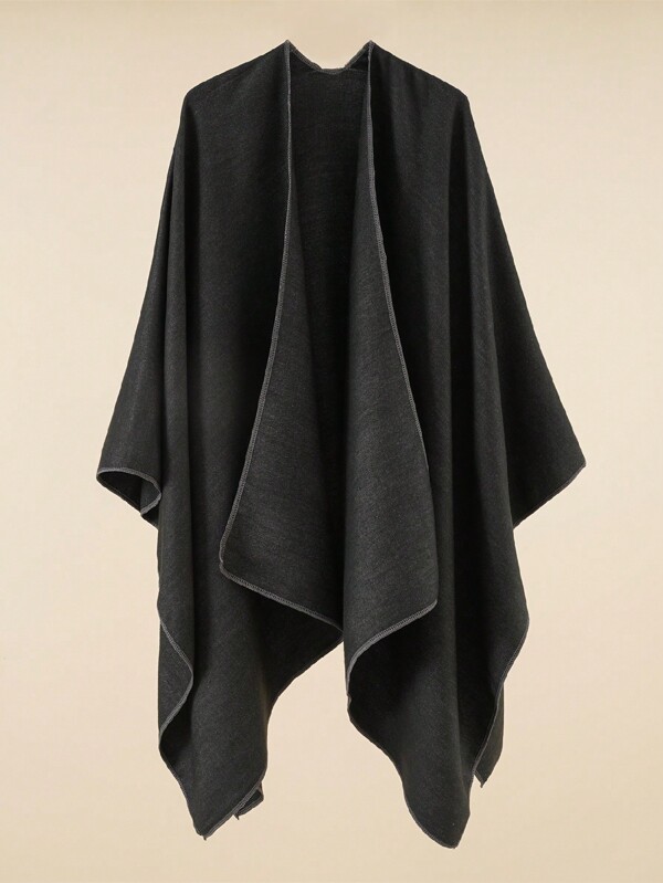 1pc Women's Simple Solid Color Soft Warm Scarf/Shawl For Casual Outdoor, Suitable For Daily Use