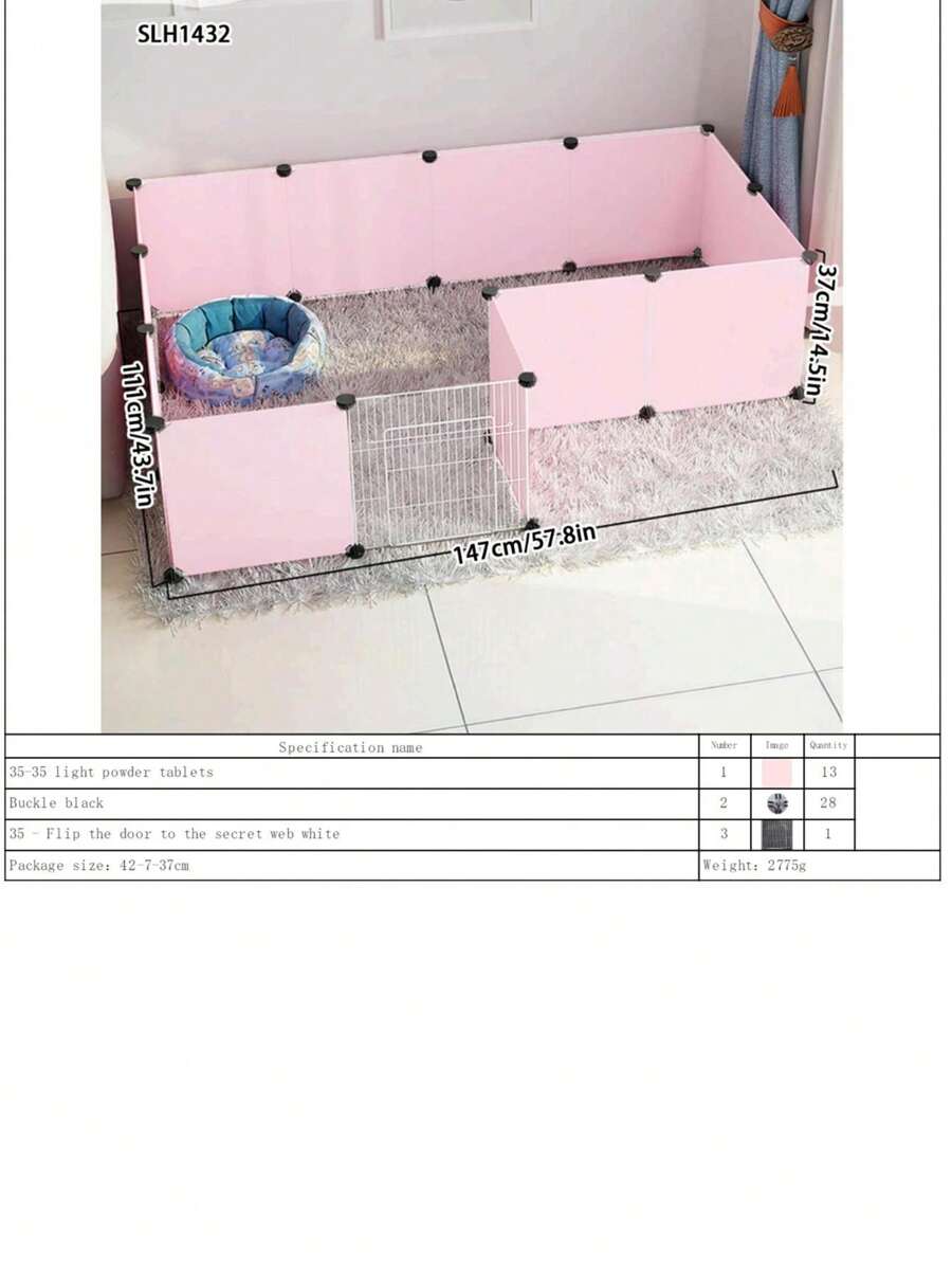 Barrière pour animaux de compagnie, Cage pour chien d