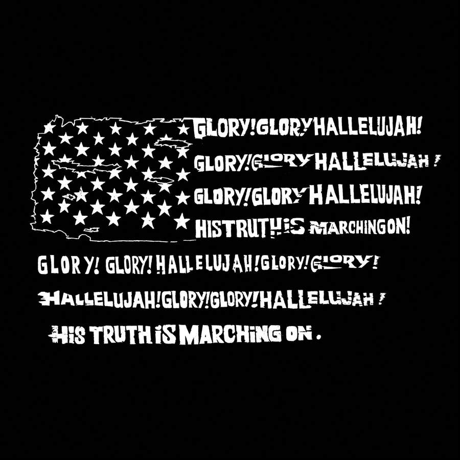 Large Word Art Tote Bag Glory Hallelujah Flag for Sale Australia New