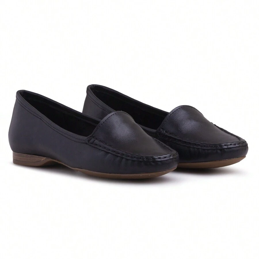 Women's Dockside Modern Patent Leather Shoe - 黑色 - 查看 1