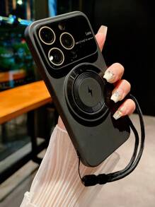 Nuevo y elegante estuche de teléfono de lujo con gran ventana, cubierta protectora magnética y antipolvo compatible con iPhone 11/12/13/14/15/16 Pro/Pro Max