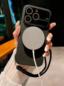 Nuevo y elegante estuche de teléfono de lujo con gran ventana, cubierta protectora magnética y antipolvo compatible con iPhone 11/12/13/14/15/16 Pro/Pro Max