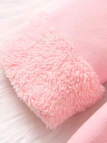 年轻女孩休闲优雅蝴蝶结腰双面夹克，粉色，2024 秋冬新款 - 粉色 - 查看 6