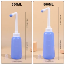 Portable Bidet Sprayer Travel Bidet Bottle Personal Hygiene Cleanser For Postpartum Care, Unscented Nylon, Handheld Peri Wash With Telescopic Water Pipe, No Power/Battery Required, 350/500ML,3 Colors Available - Multicolor - View 4